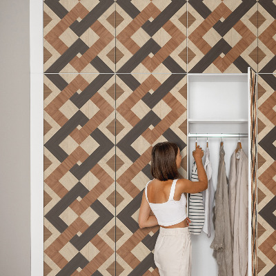 Furniture wrap Wooden squares