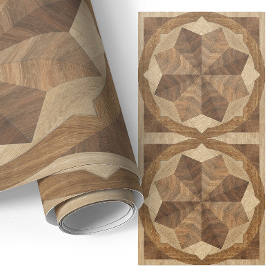 Furniture vinyl wrap Wooden wheels