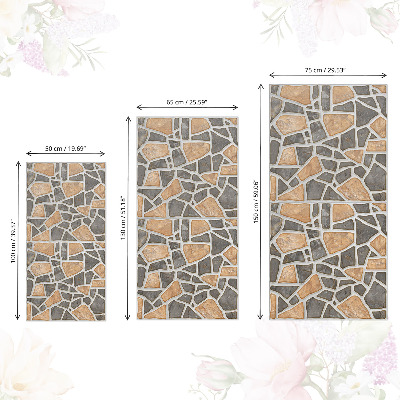 Self-adhesive furniture wrap Stone pattern