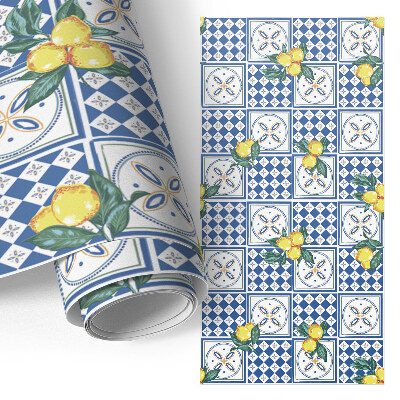 Furniture vinyl wrap Lemon patterns