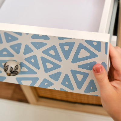 Furniture vinyl wrap Triangular shapes