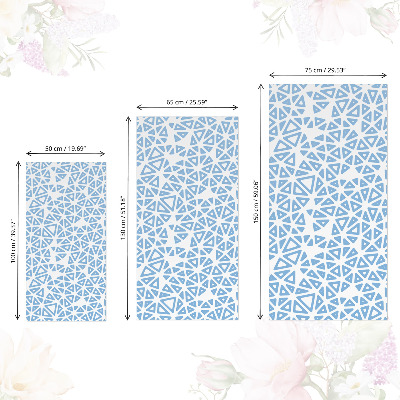 Furniture vinyl wrap Triangular shapes