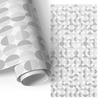 Self-adhesive furniture wrap Gray geometry