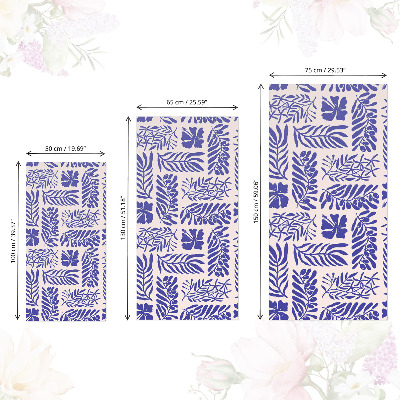 Furniture wrap Botanical patterns