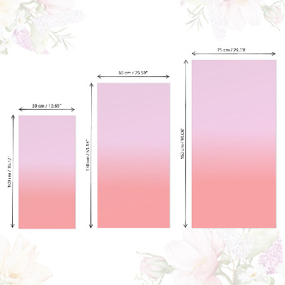 Self-adhesive furniture wrap Pink gradient