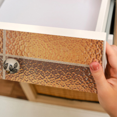 Furniture vinyl wrap Glass blocks