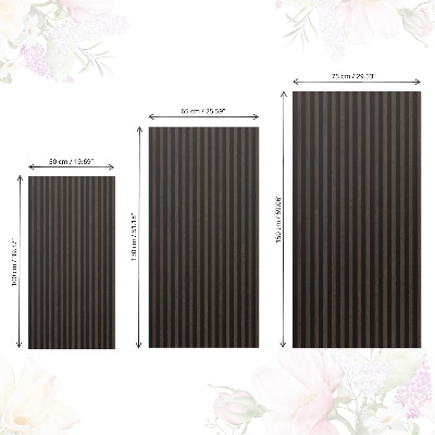 Self-adhesive furniture wrap Wooden verticals