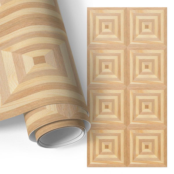 Furniture vinyl wrap Wooden geometry
