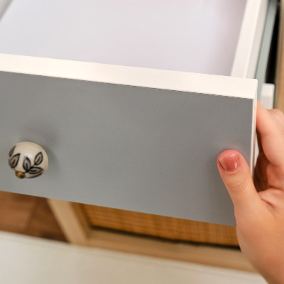 Furniture vinyl wrap Millennial gray