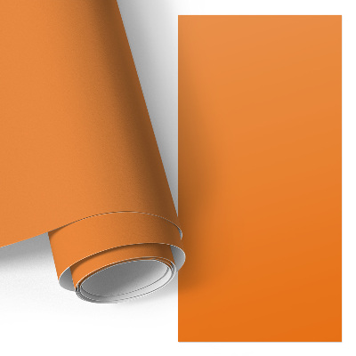 Self-adhesive furniture wrap Strong orange