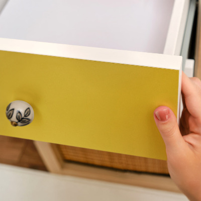 Furniture vinyl wrap Intense yellow