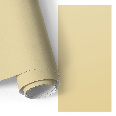 Self-adhesive furniture wrap Beige-yellow