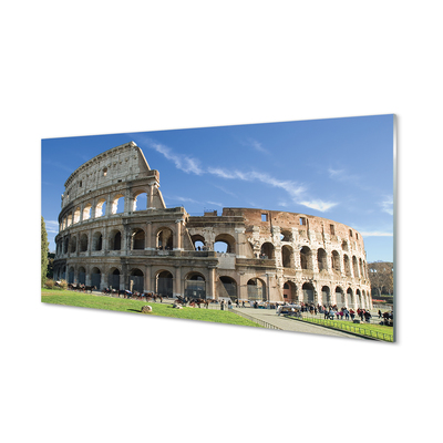 Glass print Rome colosseum