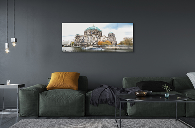 Glass print Germany river berlin cathedral