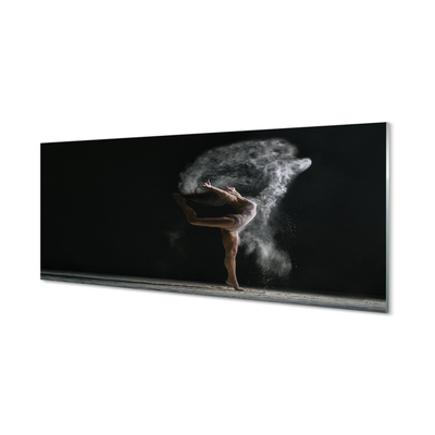 Glass print Smoke woman