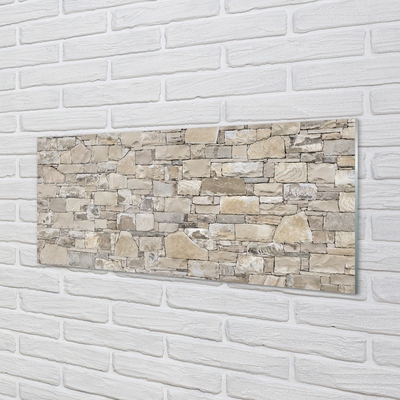 Glass print Wall stone wall