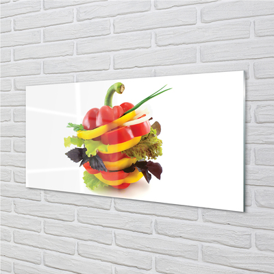 Glass print Salad pepper