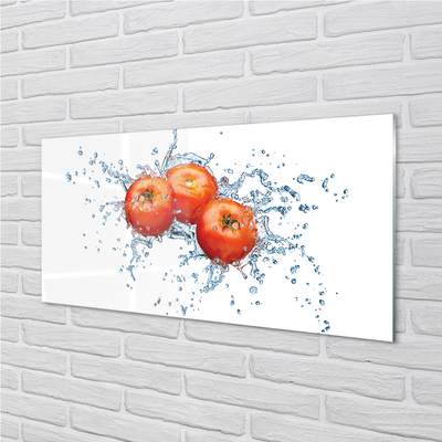 Glass print Tomato water