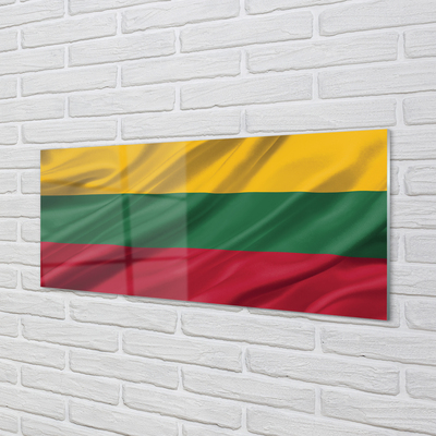 Glass print Flag of lithuania