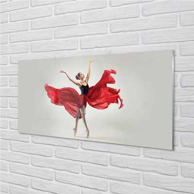 Glass print Ballerina woman