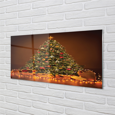 Glass print Christmas lights decoration gifts