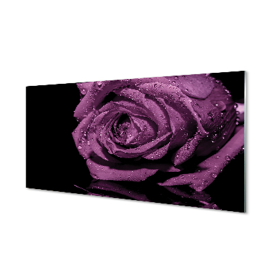 Glass print Pink purple