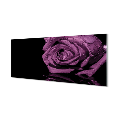 Glass print Pink purple