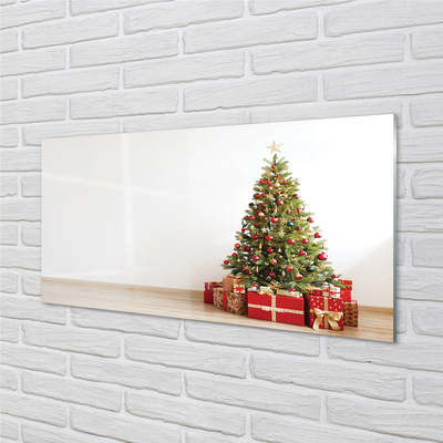 Glass print Christmas tree decoration gifts