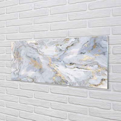 Glass print Marble stone wall