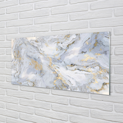 Glass print Marble stone wall