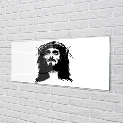 Glass print Illustration of jesus