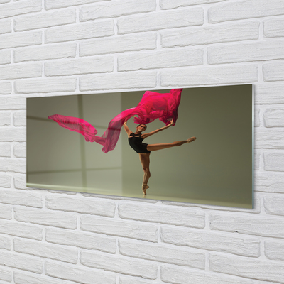 Glass print Pink ballerina equipment