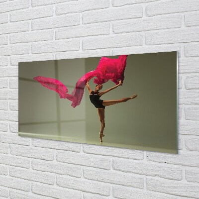 Glass print Pink ballerina equipment