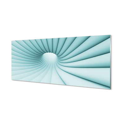 Glass print Geometric tunnel