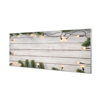 Glass print Kindling light wood