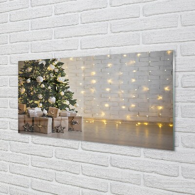 Glass print Christmas tree decoration gifts