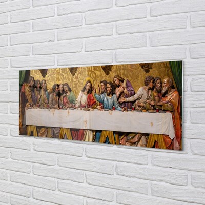 Glass print The last supper