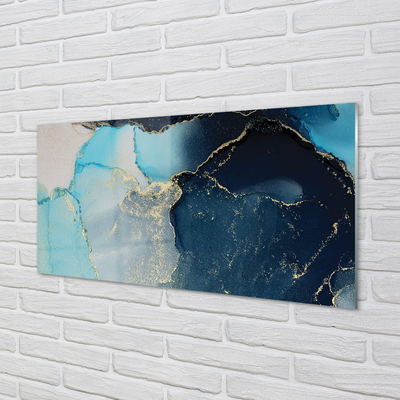 Glass print Marble stone abstract