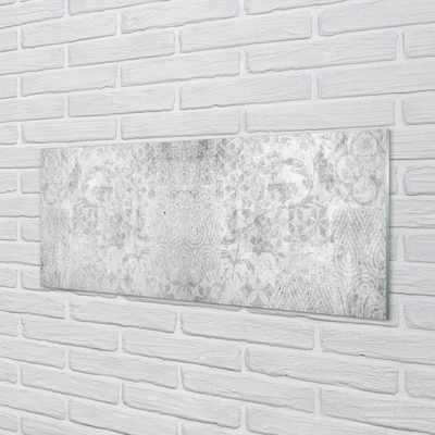 Glass print Concrete block pattern