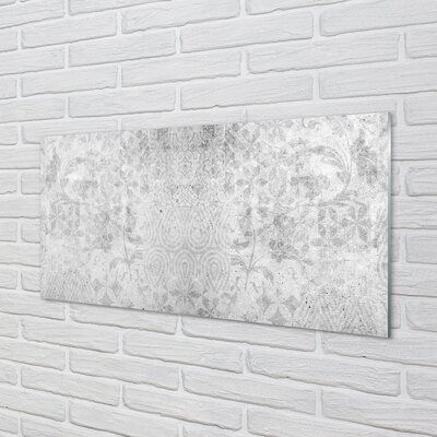 Glass print Concrete block pattern