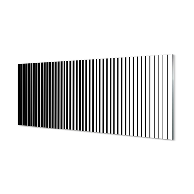 Glass print Crossing stripes