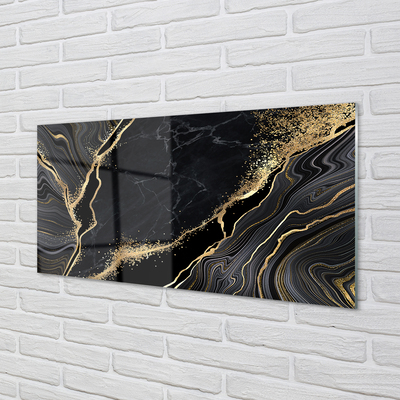 Glass print Marble stone abstract