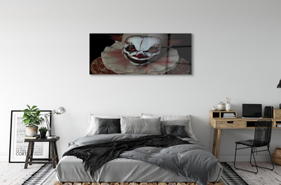 Glass print The scary clown