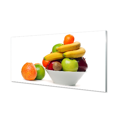 Glass print Fruit in a bowl