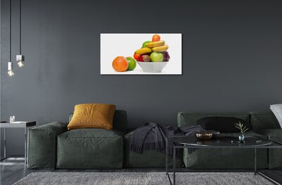 Glass print Fruit in a bowl