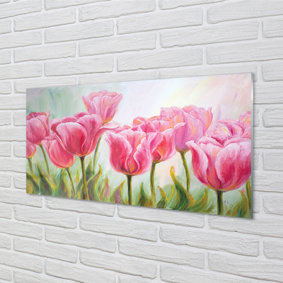 Glass print Tulips pictures