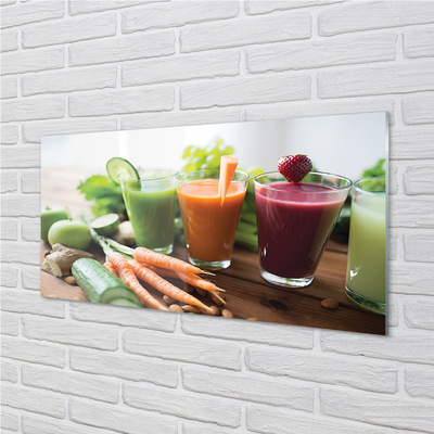 Glass print Vegetable cocktails