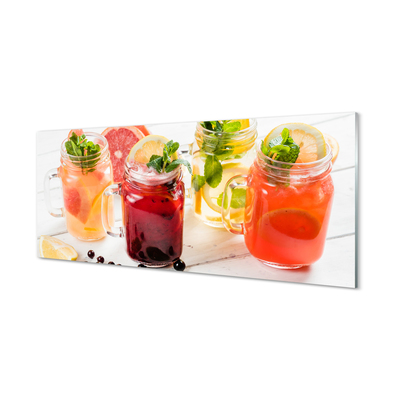 Glass print Cocktails citrus