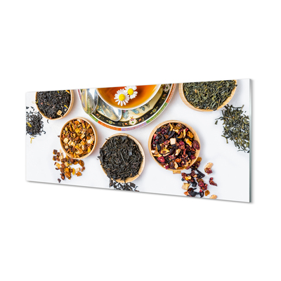 Glass print Herbal tea