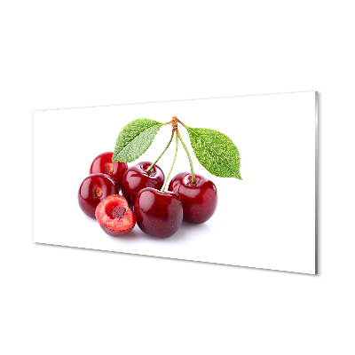 Glass print Cherries